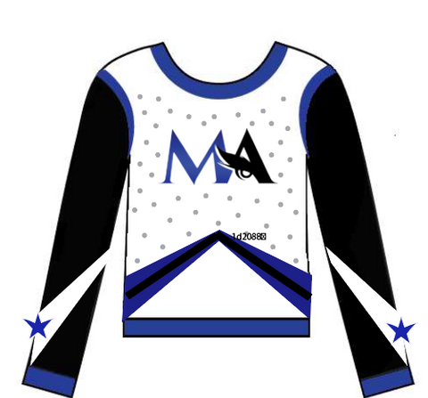 Midnight CheerSport Uniform Boys 2024 (Top only)