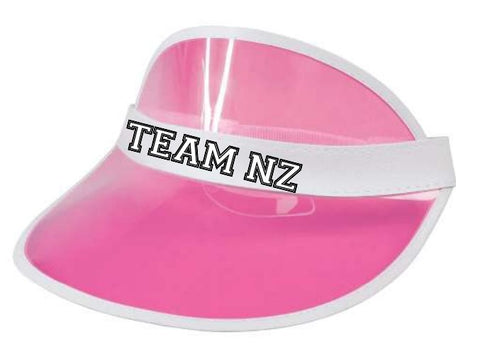 Team NZ Supporter 24 - Pink Visor