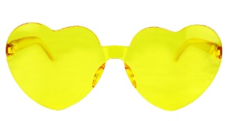Yellow Glasses ( star or heart)