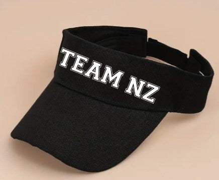 Team NZ Supporter 24 - Black Visor